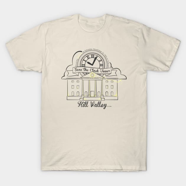 Save the Clocktower (for light color shirt) T-Shirt by nielsrevers